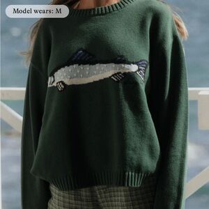 Dairy Boy THE FISHERMAN'S DAUGHTER SWEATER - Greenpoint